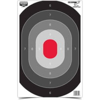 Birchwood Casey Eze-Scorer Oval Silhouette Paper Target - 100 Sheet Pack