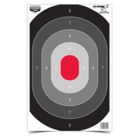 Birchwood Casey Eze-Scorer Oval Silhouette Paper Target 23x35 Inches 5 Per Package 37053