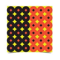 Birchwood Casey Shoot-N-C 1-Inch Round Targets Black/Orange 432 Total 34117