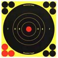 Birchwood Casey Shoot-N-C Targets 6 Inch Round Bullseye 12 Targets 48 Pasters 34512