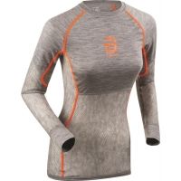 Bjorn Daehlie Airnet Shirt - Women's-Shocking Orange-Small