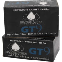 Black Aces Tactical GT9 Turkey 12 Gauge 9 Pellet 2 3/4in Zink Coated Steel Shotgun Buckshot Ammunition