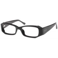 Black Forever 583 Progressive Eyeglasses Shiny Black Frames 