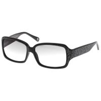 Black Forever 617 Prescription Glasses - Single Vision, Shiny Black w/ Glitter