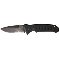Black Fox Tactical Linerlock Fold Knife, 4in Spear Blade