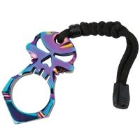 Black Legion Skull Kubaton Point Rainbow,2.75x1.5in