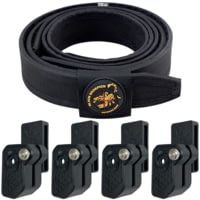 Black Scorpion Outdoor Gear Competition Rig - 1 Pro HD Belt, 4 Ambidextrous Double Stack Mag Pouches