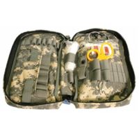 BlackHawk S.T.O.M.P. Medical Pack Accessory Pouch (Blue Handle) - Black 60SAP2BK