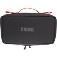 BlackHawk S.T.O.M.P. Medical Pack Accessory Pouch (Red Handle) - Black 60SAP1BK