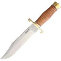 Blackjack Model 129 Bowie Leather Fixed Blade Knife