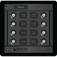 Blue Sea Systems 1450 DC 8 Position CLB Square