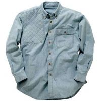 Bob Allen BA770 Long Sleeve Denim Shirt - Men's