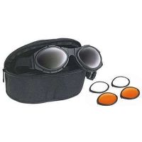 Bobster BugEye II Interchangeable Goggles w/ Black Frame, Foam Seal BA2C31AC