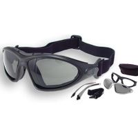 Bobster Road Master Goggles - Sunglasses with Black Frame, Bifocal RX Prescription Lenses