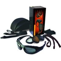 Bobster Sport &amp; Street - II Interchangeable Bifocal RX Prescription Lenses Black Frame Convertible Goggles - Sunglasses