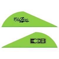 Bohning Blazer Vanes 2" Solid Neon Green 100pk