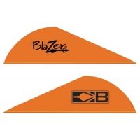 Bohning Blazer Vanes 2&quot; Solid Neon Orange 36pk