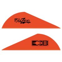 Bohning Blazer Vanes 2" Solid Neon Red 36pk