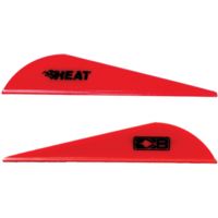 Bohning Heat Vane 2.5" Solid Red 100pk