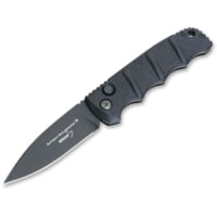 Boker 01KALS99 Kalashnikov Pocket 3.35" Plain D2 Steel Blade Black Aluminum Han