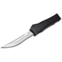 Boker 06EX243 3.35" Plain D2 Steel Blade Black Aluminum Handle