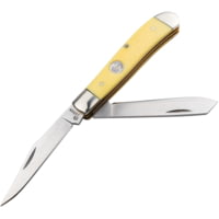 Boker Mini Trapper Yellow Delrin 3.5in Folding Knife
