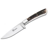 Boker Arbolito Nicker 3.25 in Fixed Blade Hunting Knife w/ Leather Sheath
