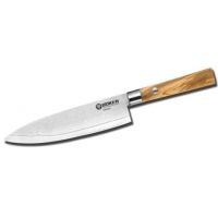 Boker Solingen Damascus Utility Knife, 6 1/8in