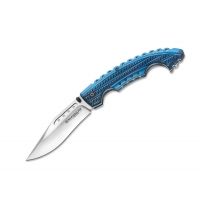 Boker USA Magnum Blue Bowie Folding Knife, 3.875in