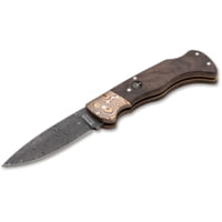 Boker USA Mokume Damascus Walnut Knife
