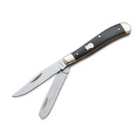 Boker USA Plus Mini Trapper Black Folding Knife - 7" OAL
