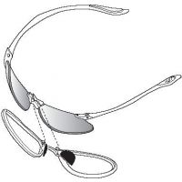 Bolle SwiftKick Prescription Rx SOS Adapter TRU 50072 - CR-39 Clear Lens