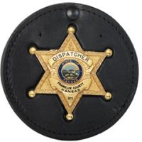 Boston Leather Badge Holder