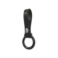Boston Leather Baton Ring, Single Snap