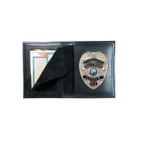 Boston Leather Book Style Badge Case, Soft