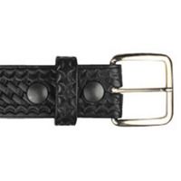 Boston Leather Boston - Off-duty Belt, Brass, 1 1/2inch 
