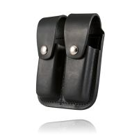 Boston Leather Clip Pouch. Double. Cl 45 Mm