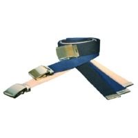 Boston Leather Cotton Web Belt W/ Brass Buck