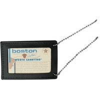 Boston Leather Neck Chain, 2 Id-no Badge