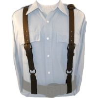 Boston Leather Policeman Leather Suspenders B