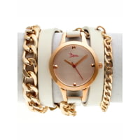 Boum Emballage Multi-Wrap Leather-Band Watch