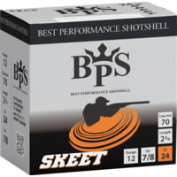 BPS Shotshell 12 Gauge 24 Grain 7/8 oz 2.25in Skeet Shotgun Ammunition