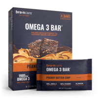 BrainCare Omega 3 BarR - Peanut Butter Chip - Box 4 Count 527B456E