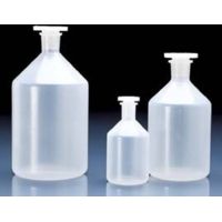 BrandTech Reagent Bottles with Stoppers, Polypropylene, Narrow Mouth, BrandTech V100594, Pack of 10