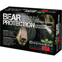 Brenneke Bear Protection Slugs 12 Gauge 1 1/4 oz 2.75 in Slug Shotgun Ammunition