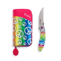 Brighten Blades Peace 2.60in Folding Knife w/ Case