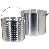 Brink Mann Outdoors Pot and Strainer Basket - 60Qt
