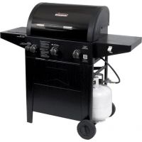 Brinkmann Outdoors Professional 3-Burner Propane Gas Grill, Black