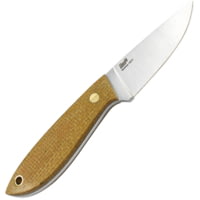 Brisa Bobtail 80 Mustard Micarta Fixed Blade Knife