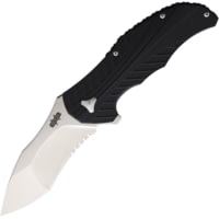 Brous Blades Brous s Serrated R Linerlock 3.75 in Steel Folding Knife